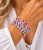Twelve Strand Seed Bracelet - Pink Multi