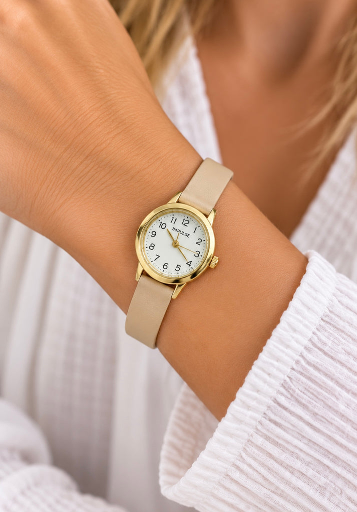 Traditional Watch - Gold / Stone