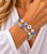 Stretch Bracelet Set/2 - Natural Stones & Pearl