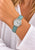 Slap Watch - Silver / Light Blue