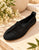 Ankara Sparkle Shoe - Black
