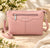 Rachel Multi Compartment X Body Bag - Pink