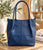 Stand Up Blue Handbag