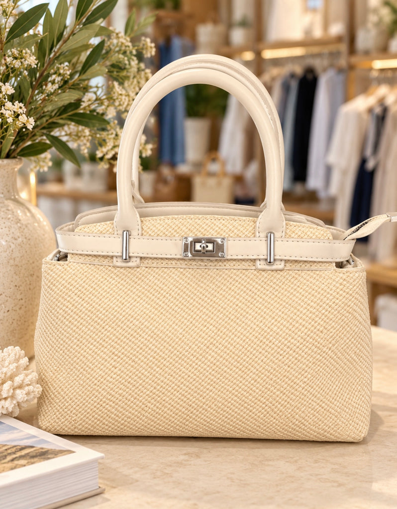 Ladies Handbag - Cream