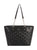 Quilt Tote Bag - Black