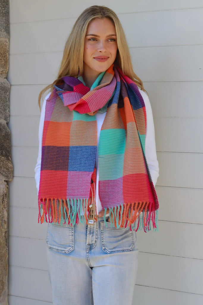 Scarf - Orange Multi