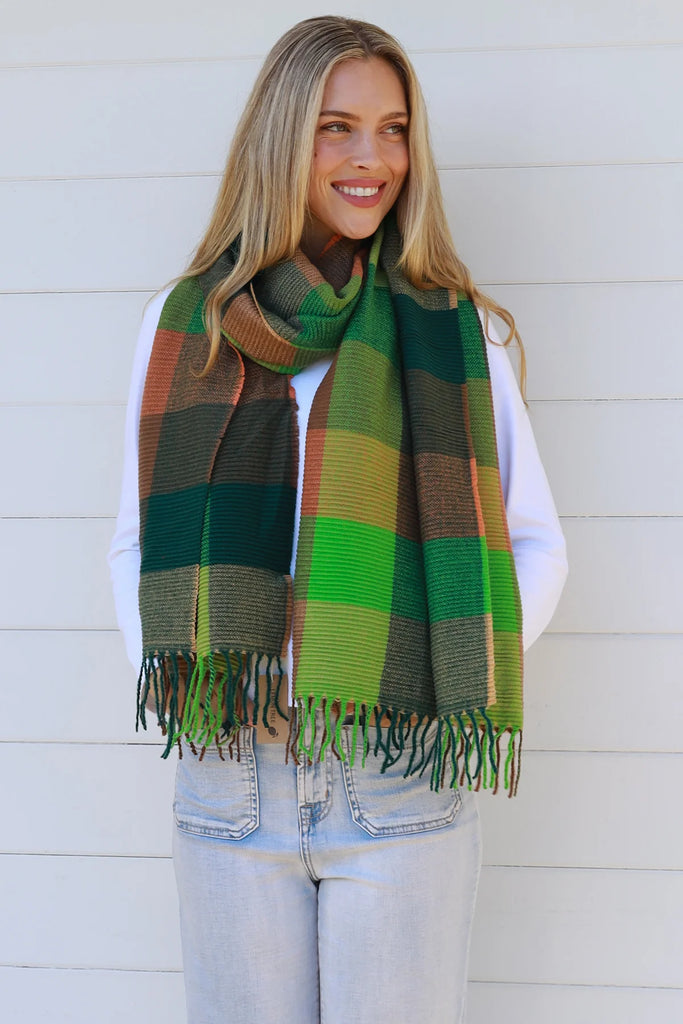 Scarf - Green Multi