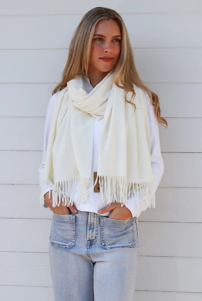 Winter Scarf - Winter White