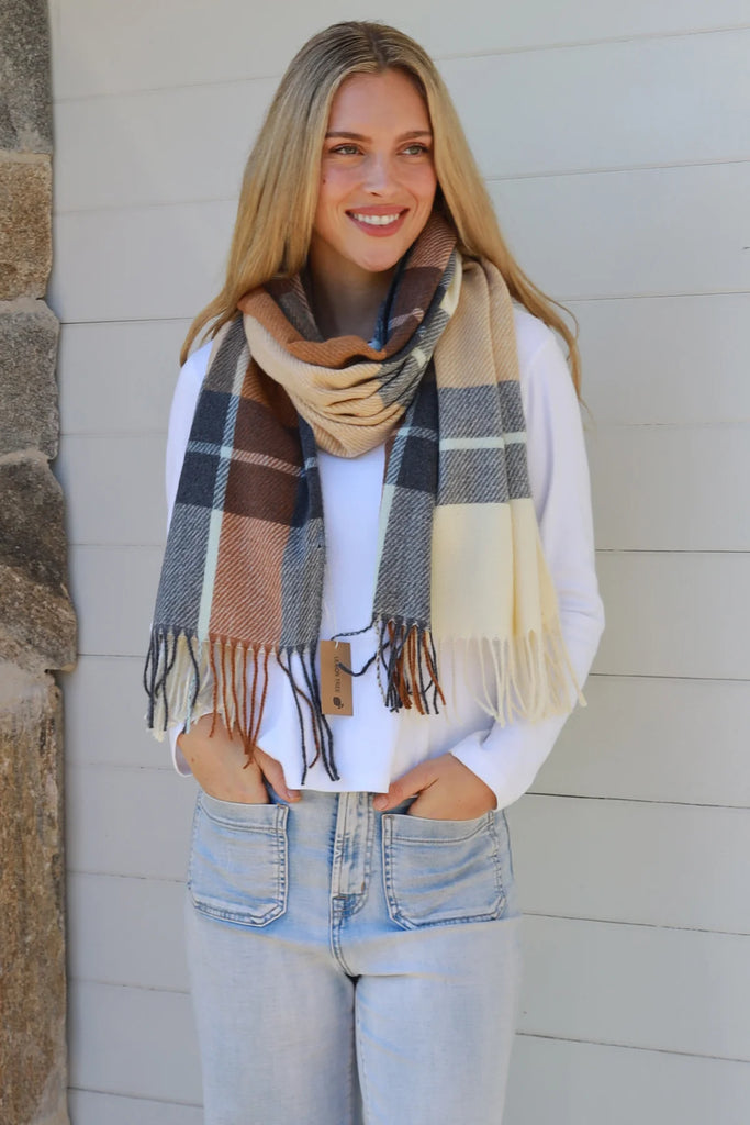 Scarf - Brown Multi