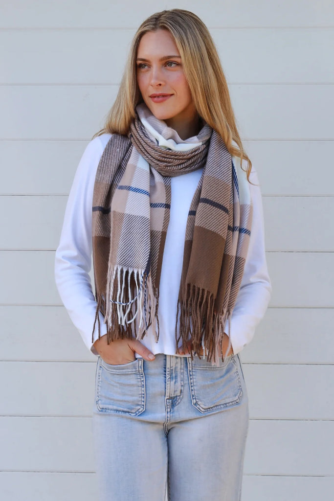 Scarf - Brown Multi