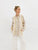 Retro Stripe Linen Shirt - Brown