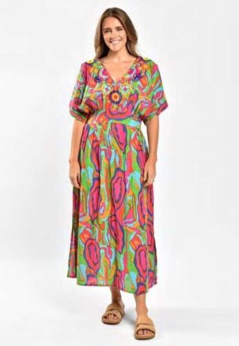 Dress By Saint Lori - Bright Multi