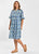 Frill Sleeve Dress By Saint Lori - Cornflower Blue