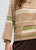 Crop Stripe Jumper By LD&Co - Walnut