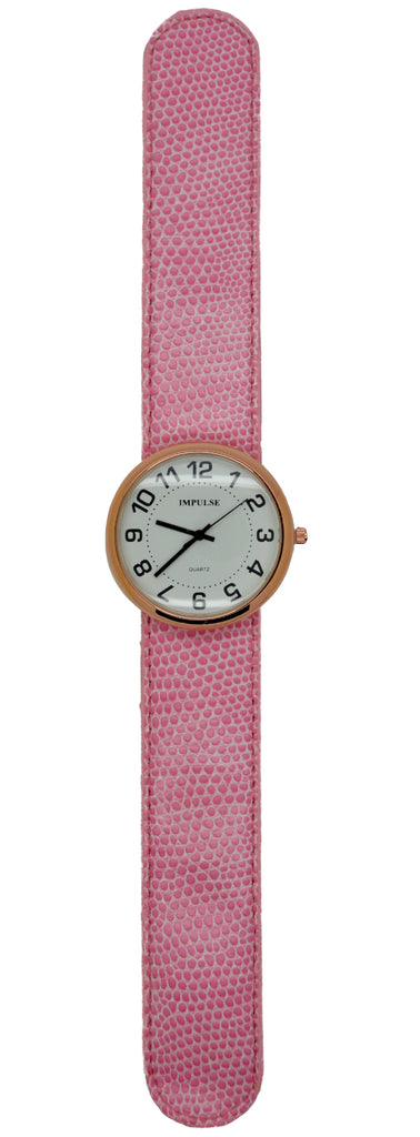 Lizard Slap Watch - Rose / Light Pink