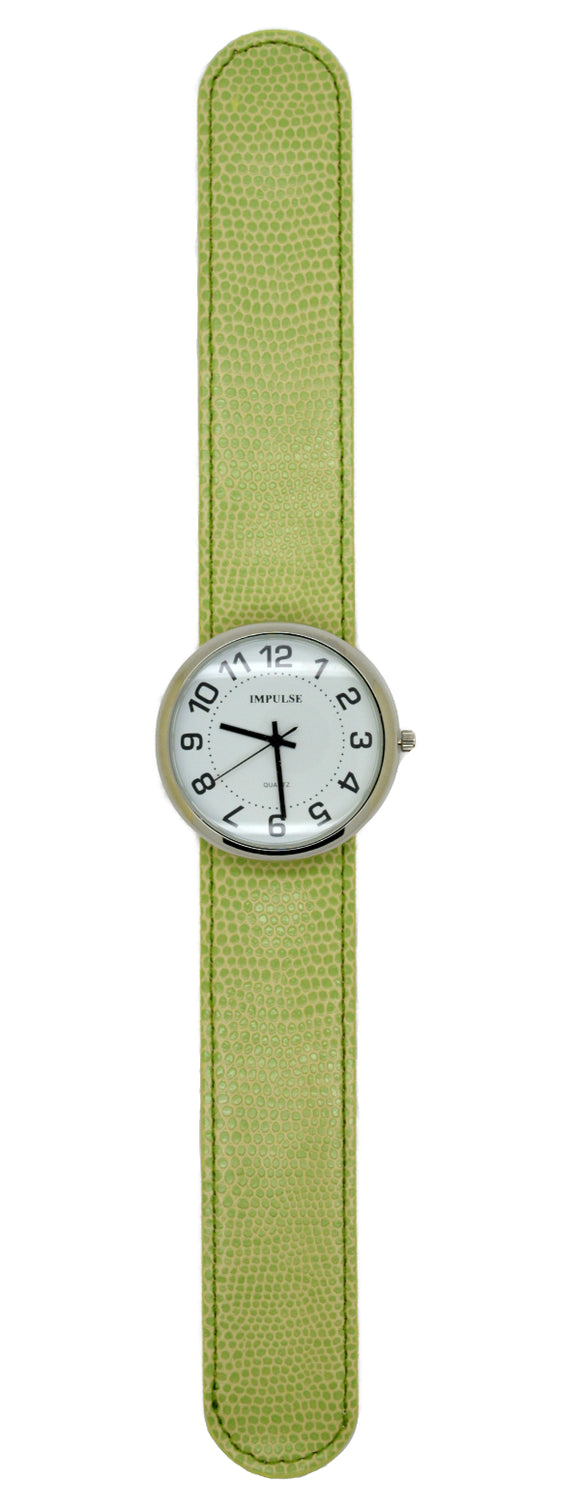 Lizard Slap Watch - Silver / Light Green