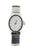 Oval Stretch Band Watch - Silver