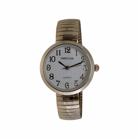 Women's Stretch Band Watch - Rose Gold