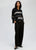Crop Stripe Jumper By LD&Co - Black