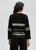 Crop Stripe Jumper By LD&Co - Black