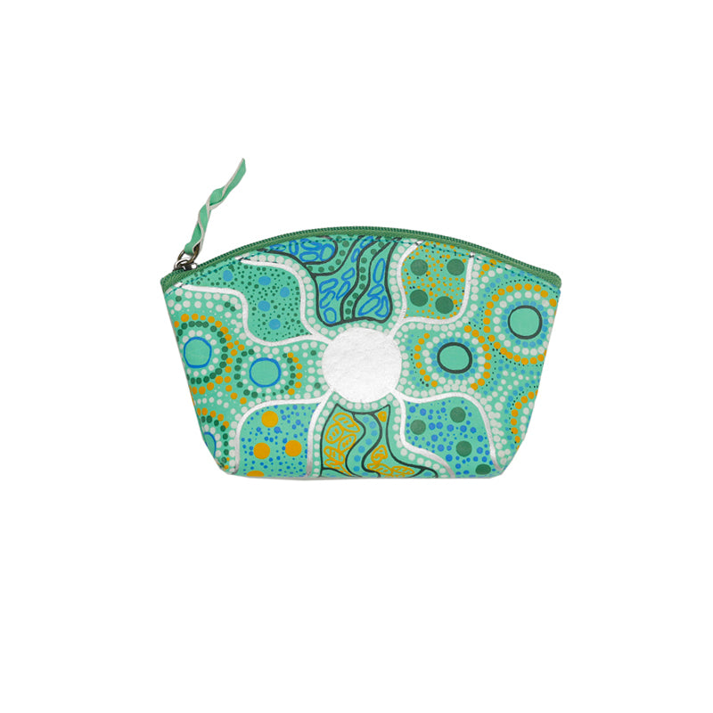 Hand Crafted and Hand Painted Leather Purse