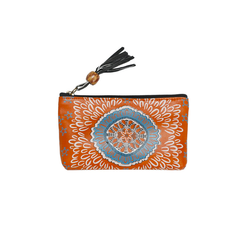 Hand Crafted and Hand Painted Leather Vanity Case