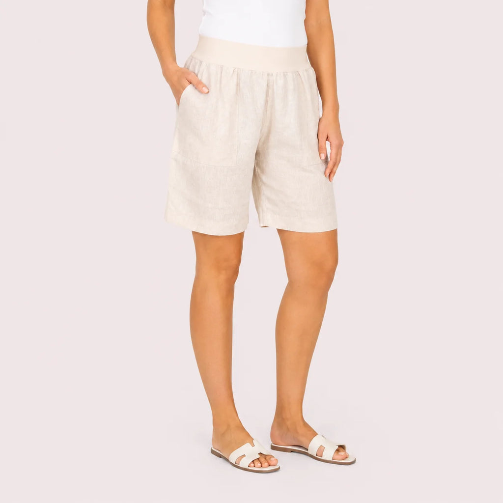 Lux Aster Short By Maglia - Natural