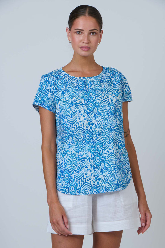 Cotton Cap Sleeve Top By Namastai - Aqua Souk