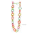 Resin Linked Chain Necklace - Spring Multi