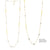 Metal Links With Freshwater Pearl Necklace - Gold Plated