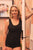 Scoop Neck Tank By Tani - Black