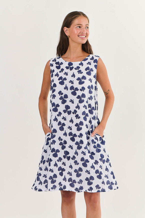 Bluebell Sleeveless Cotton Dress By Namastai