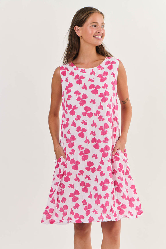 Posy Sleeveless Cotton Dress By Namastai