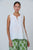 Sleeveless Crinkle Cotton Top By Namastai - White