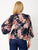 Sylvia Warm Jersey Top By Cordelia St- Navy/Pink