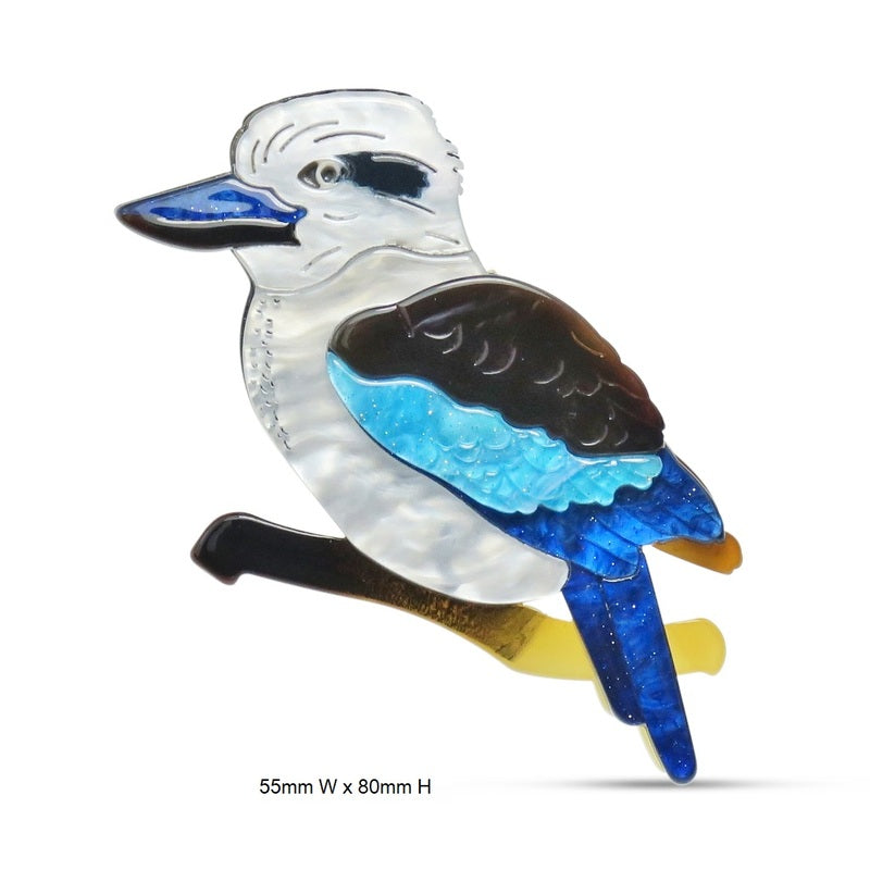 Resin Brooch - Kookaburra