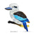 Resin Brooch - Kookaburra