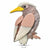 Resin Brooch - Bird