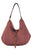 Urban Voyager Jute Shoulder Bag - Aubergine