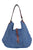 Urban Jute Shoulder Bag - Denim