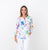 Juliet 3/4 Sleeve Shirt By Renoma - Multi