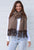 Winter Scarf - Chocolate/Beige