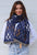 Winter Scarf - Blue/Tan/Beige