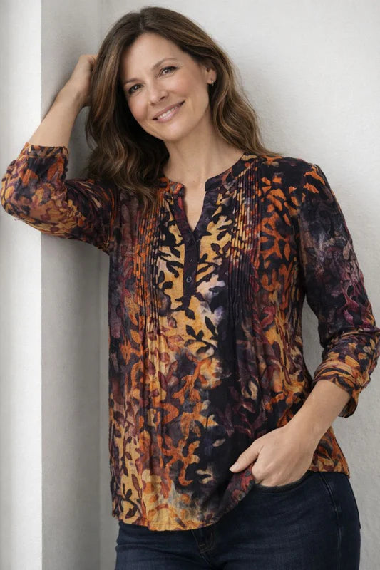 Candy Burnout Shirt By Renoma - Multi