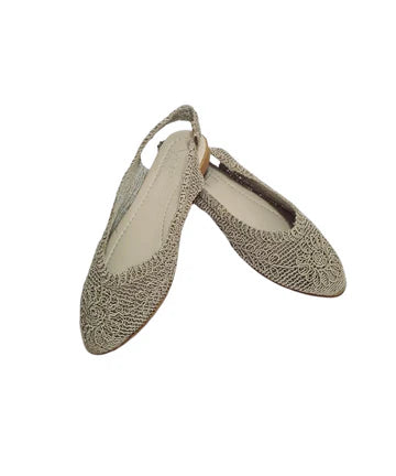 Adile Sling Back Shoe - Beige