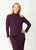 Cowl Top By Cordelia St - Plum