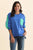 Tania Sweatshirt By Betty Basics - Blue/Green