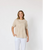Charmed Stripe Tee By Threadz - Natural