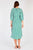 Sakanto Kaftan Dress By Itami - Green Stripe