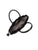 Catalina Woven Panel Grip Bag - Black